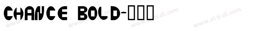 chance bold字体转换